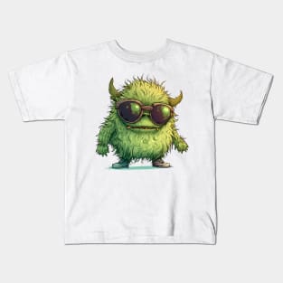 Cute Fluffy Monster Kids T-Shirt